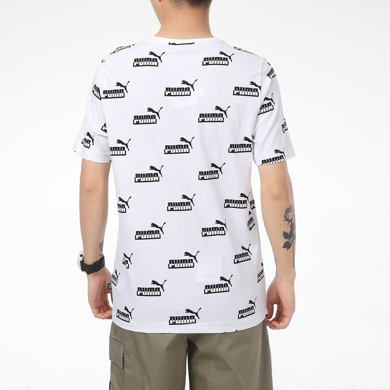 PUMA AOP T-Shirt 'White' 855984-02