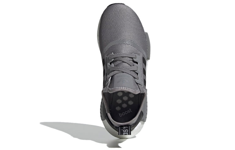 (GS) adidas originals NMD_R1 J 'Grey White' EG7256