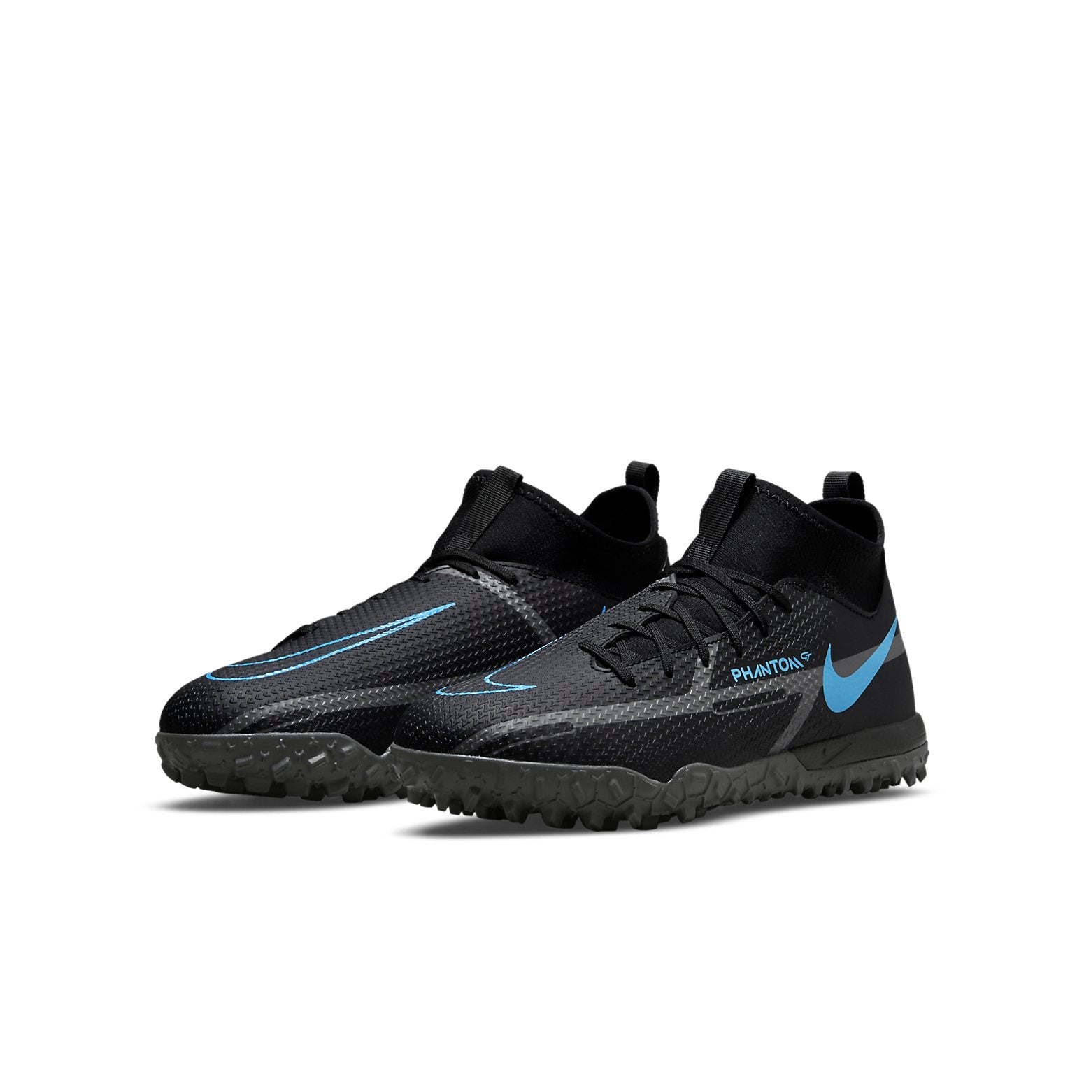 (GS) Nike Phantom GT2 Academy DF TF 'Black Photo Blue' DC0818-004
