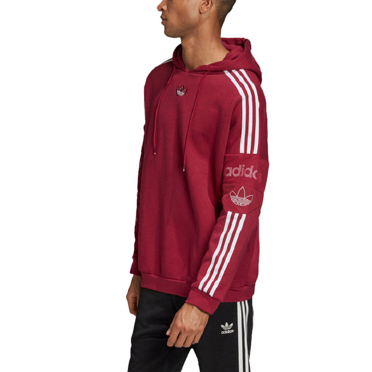 adidas originals Ts Trf Hoody Fleece Lined Red ED7116
