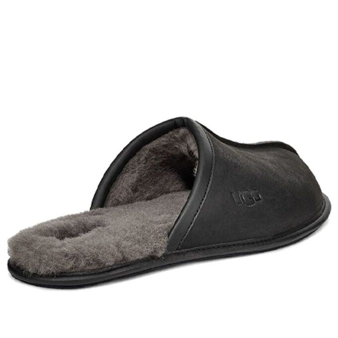 UGG Scuff Leather Slipper 'Black' 1108192-BLK