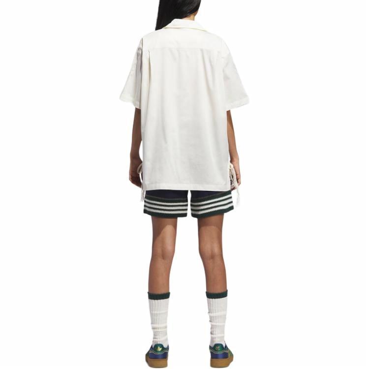 adidas x CLOT Bowling Shirt Asia Sizing 'Cream White' JP1599
