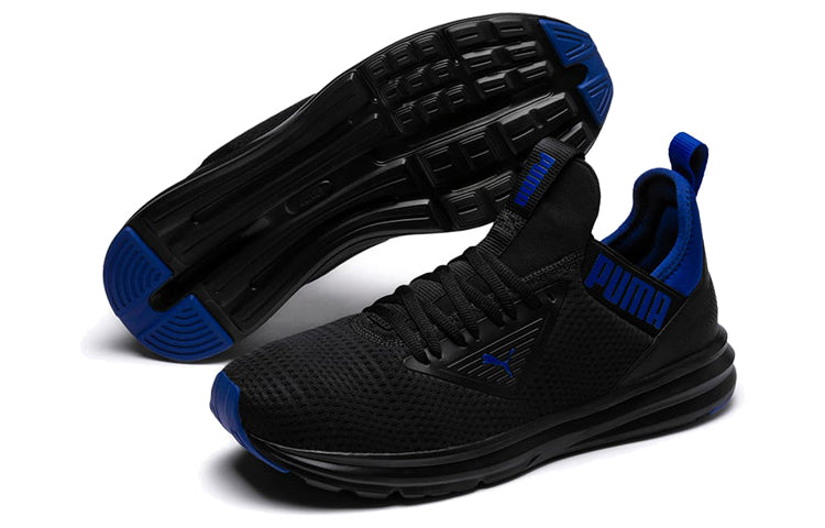 PUMA Enzo Beta Breathe Low-top Running Shoes Black/Blue 192446-01