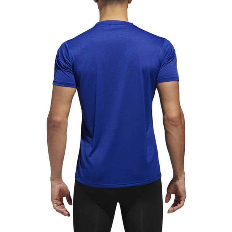 adidas Rs Cooler Ss M Running Sports Short Sleeve Navy Blue CZ5090