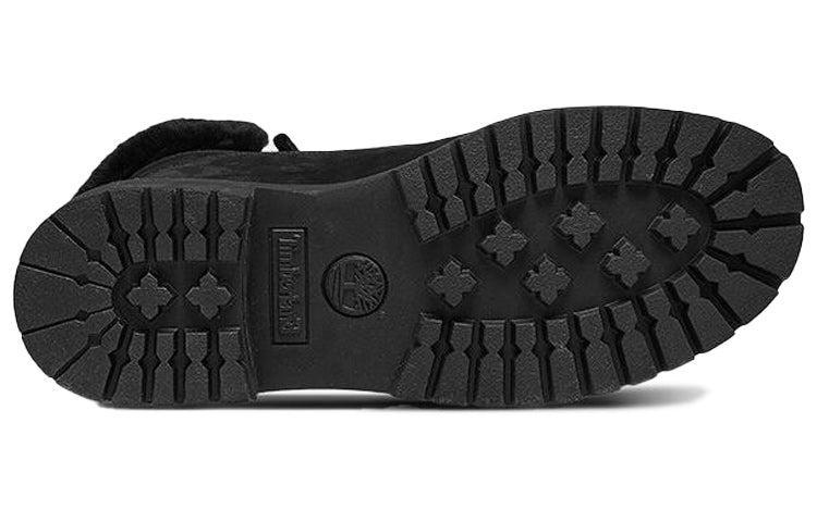 (WMNS) Timberland Jayne 6 Inch Waterproof Convenience Boots 'Black Nubuck with Fur' A25AM