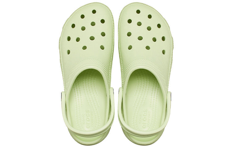 (WMNS) Crocs Classic Platform Clog 'Celery' 206750-335