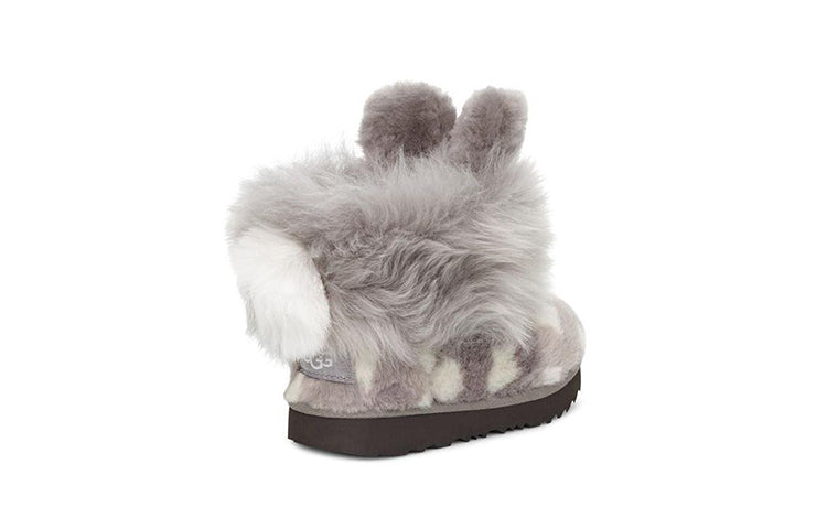 (PS) UGG Classic Mini II Fleece Lined Gray 1106897T-CHRC
