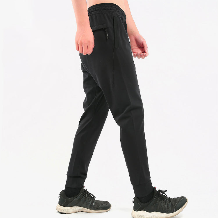 Men's Nike Knit Breathable Bundle Feet Lacing Sports Pants/Trousers/Joggers Black BV4453-010