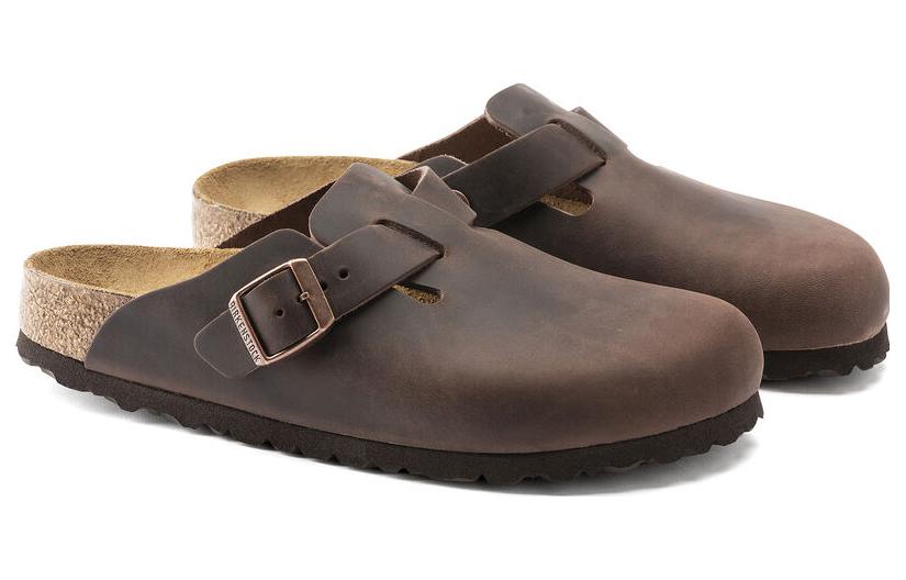 Birkenstock Boston Narrow 'Oiled Leather Habanna' 0860133