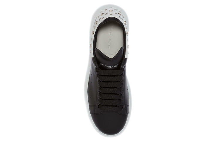 Alexander McQueen Oversized Studded Leather Sneakers 'Black' 485246WHGP51070