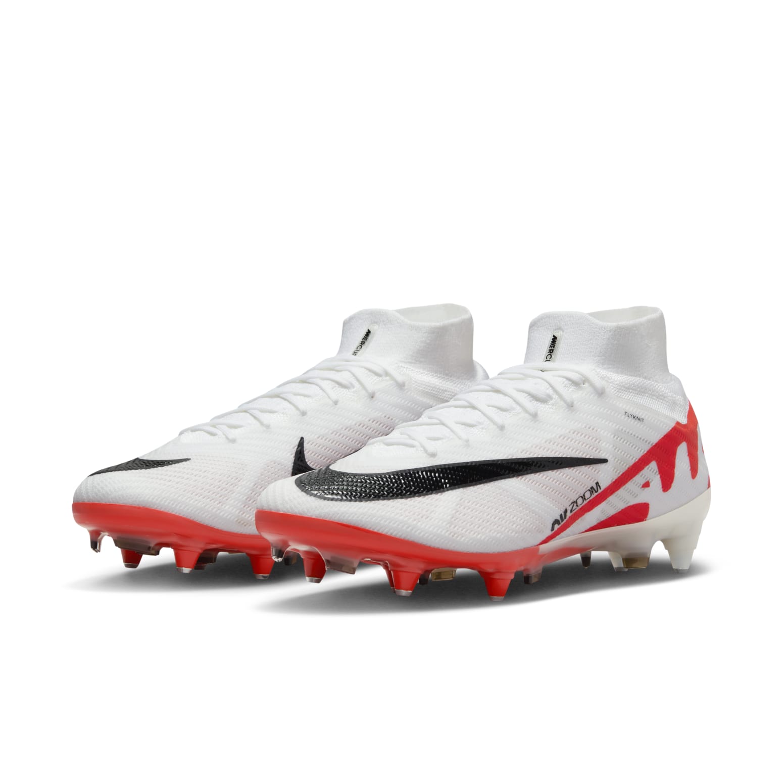 Nike Zoom Mercurial Superfly 9 Elite SG Pro AC 'White Red' DJ5166-600