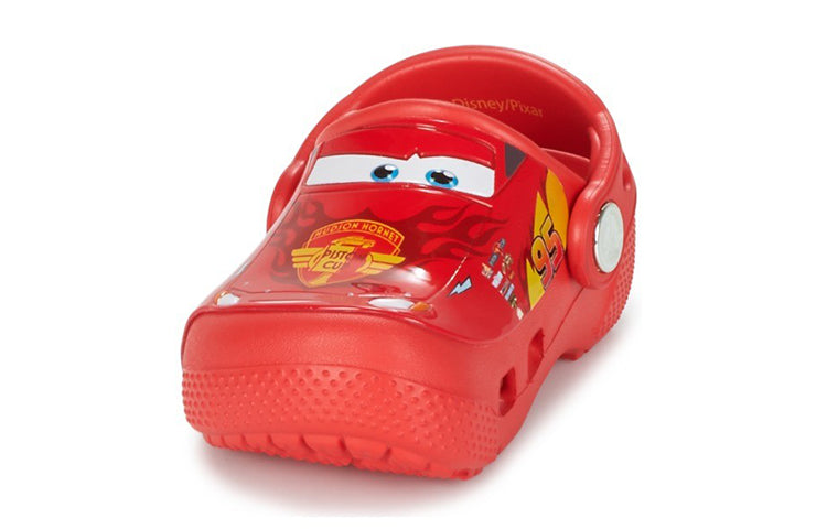 (GS) Crocs FunLab Cars Clogs 'Red Yellow' 204116-8C1