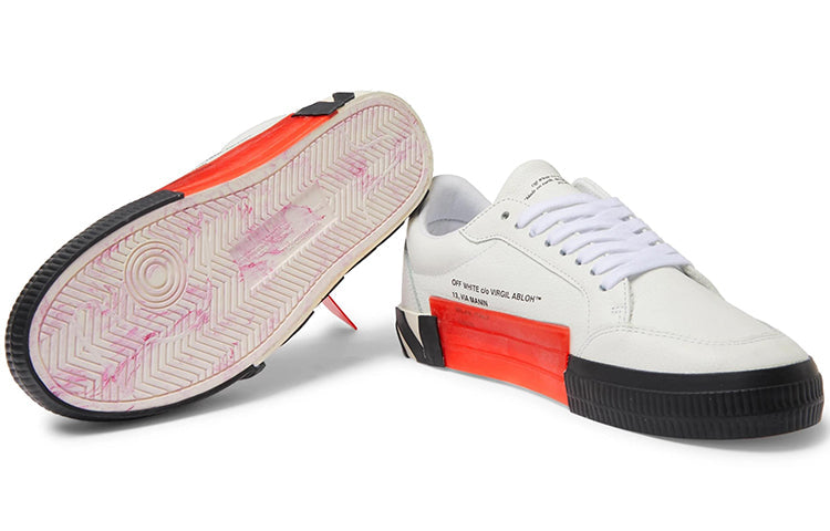 Off-White Vulc Sneaker 'White Black' 2020 OMIA085S20D680380110