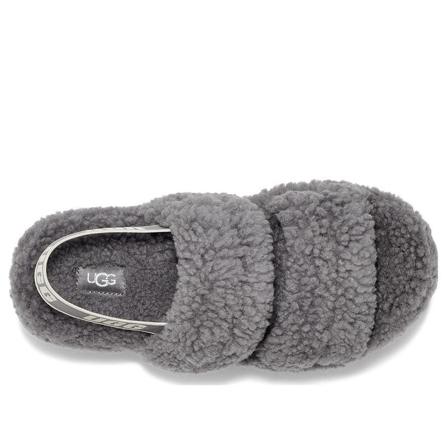 (WMNS) UGG Oh Fluffita Slide 'Grey' 1120876-LGH