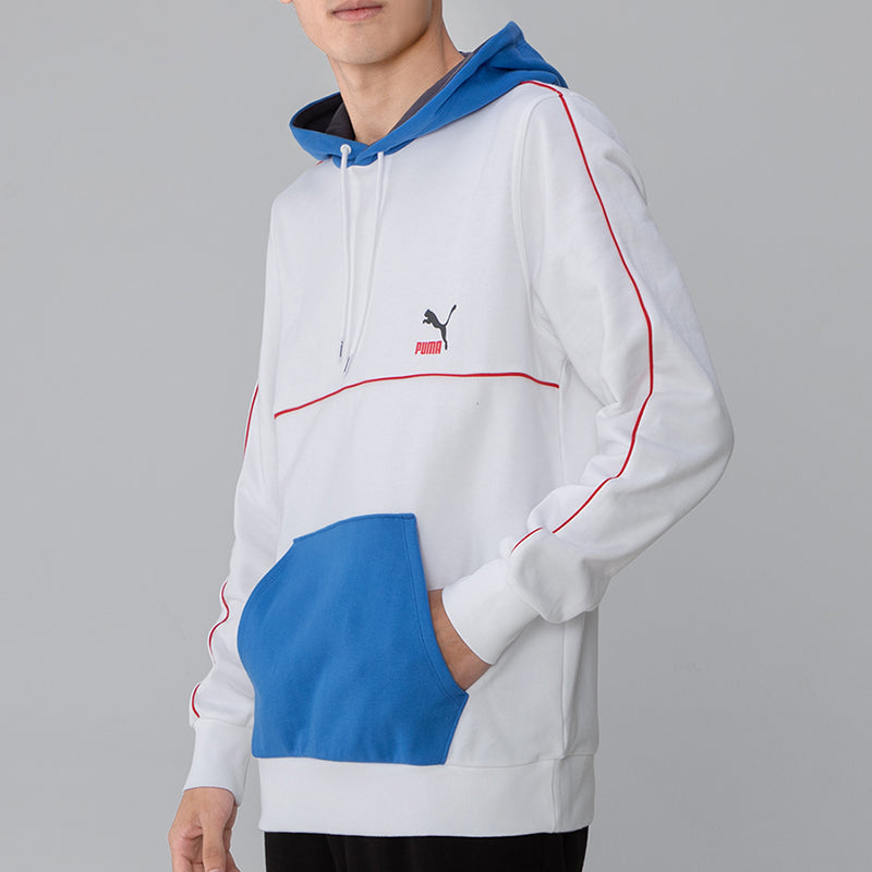 PUMA CLSX ColBlock Hoodie 'White' 534158-02