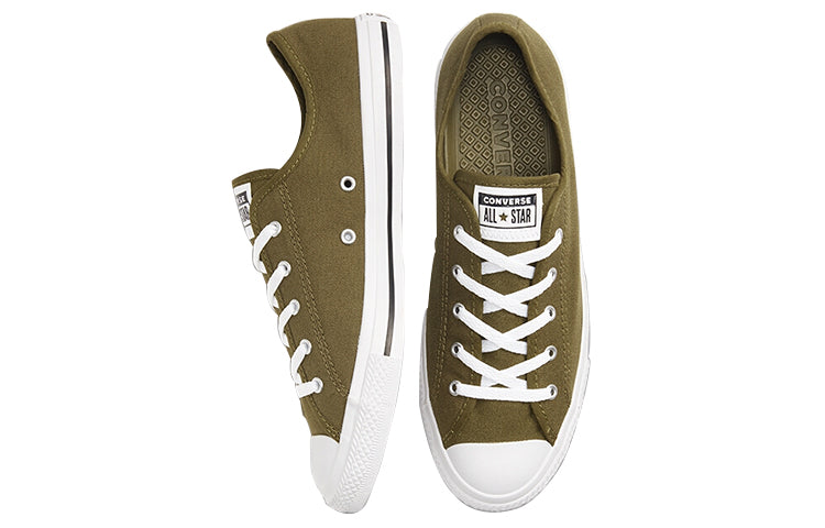 (WMNS) Converse Chuck Taylor All Star Dainty Dark Green Sneakers 568639C