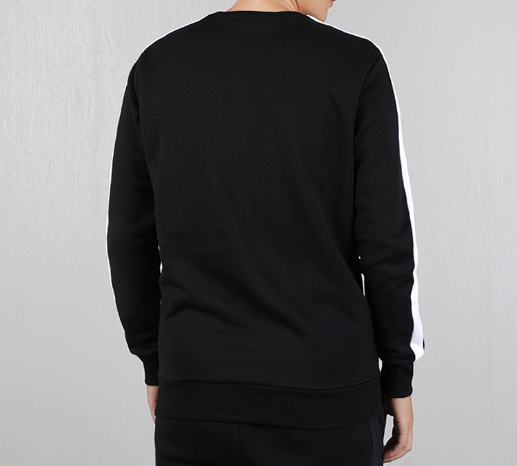 PUMA Iconic T7 Crew Fl Fleece Lined Round Neck Black 595913-01