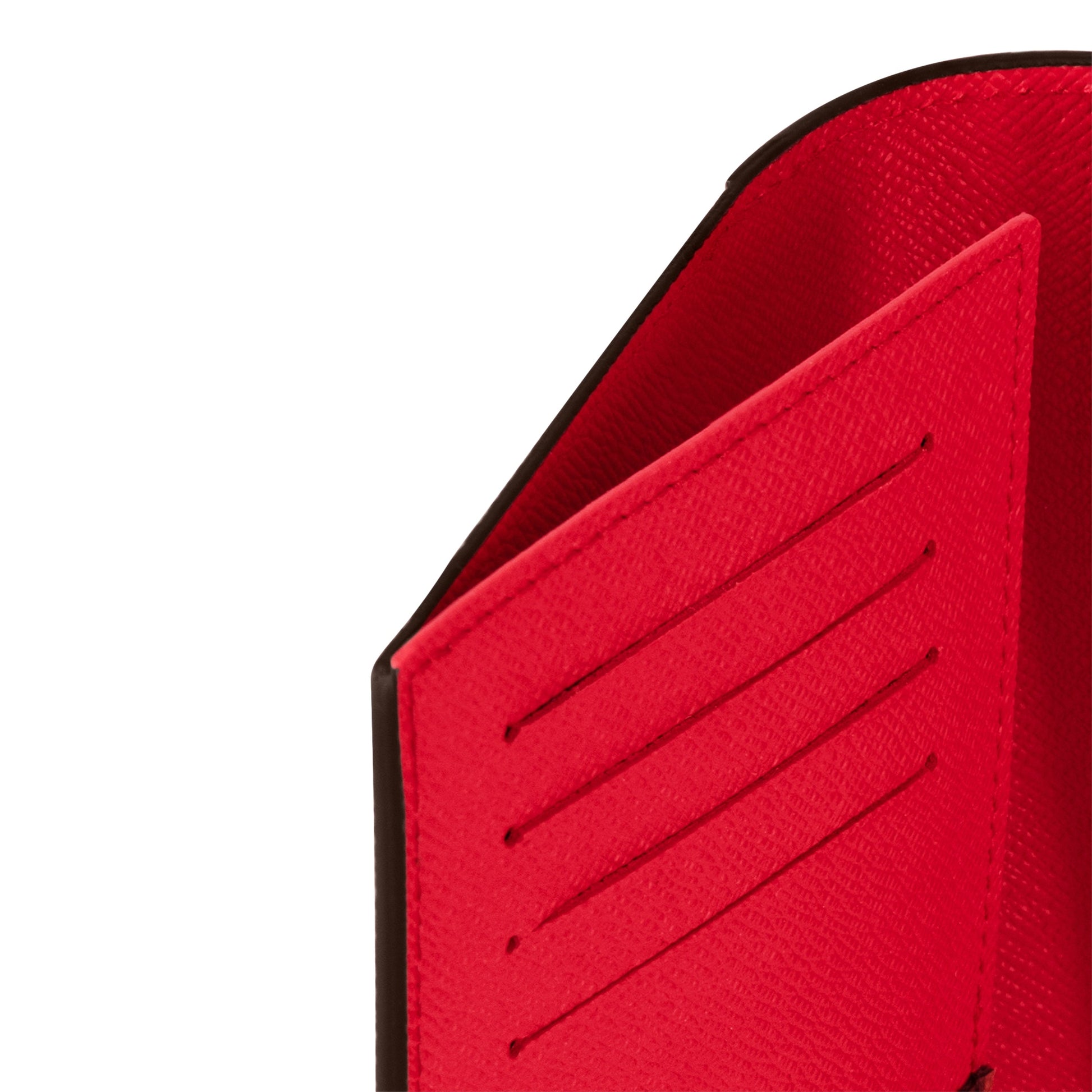 LOUIS VUITTON Passport Cover Monogram Macassar Canvas 'Red' M82862