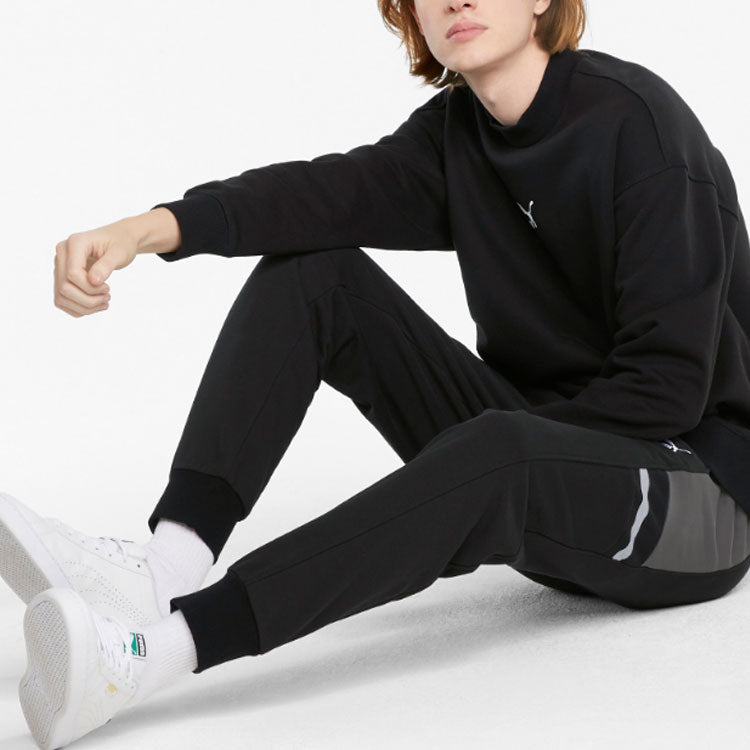 PUMA Logo Tape Pants 'Black' 533206-01