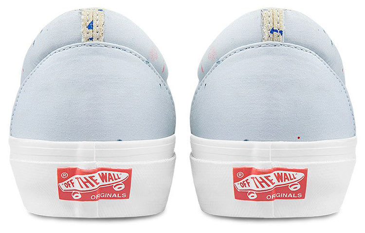 Geoff Mcfetridge x Vans Unisex Vault OG LX Slip-on Shoes White VN0A45JK92R