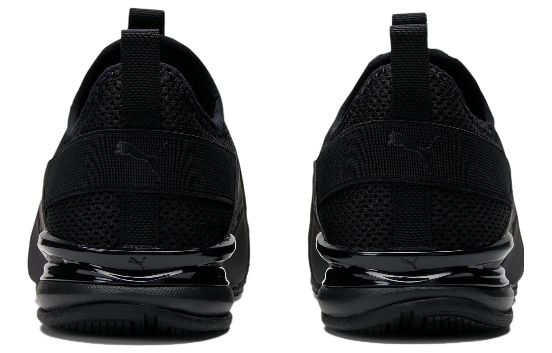 (WMNS) PUMA Axelion Slip-On 'Triple Black' 378341-02