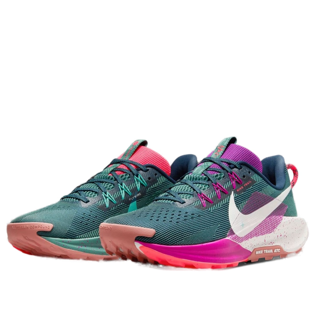 Nike React Pegasus Trail 5 'Armory Navy Vivid Grape Green Frost Phantom' DV3864-401