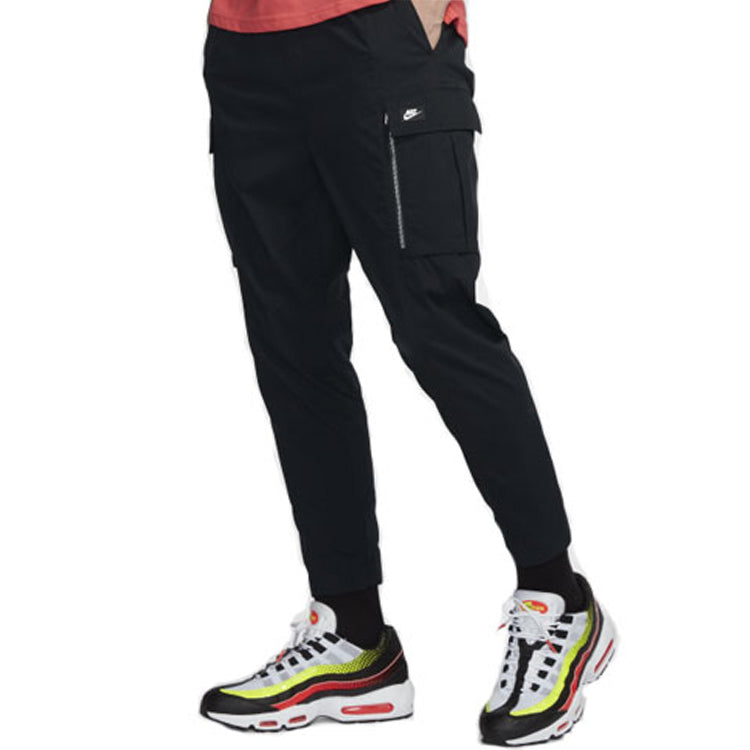 Men's Nike Sportswear Cargo Big Pocket Casual Black Long Pants/Trousers BV3128-010