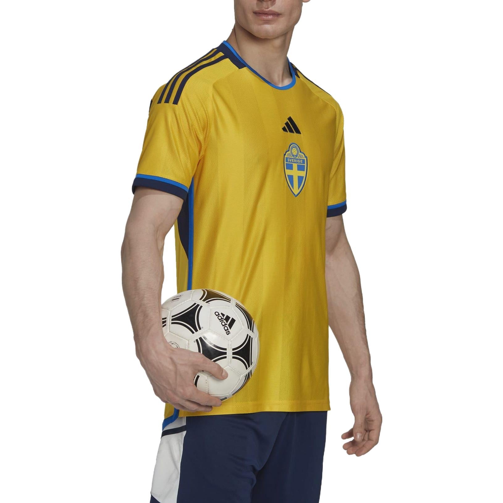 adidas Sweden 22 Home Jersey 'Eqt Yellow' HD9423