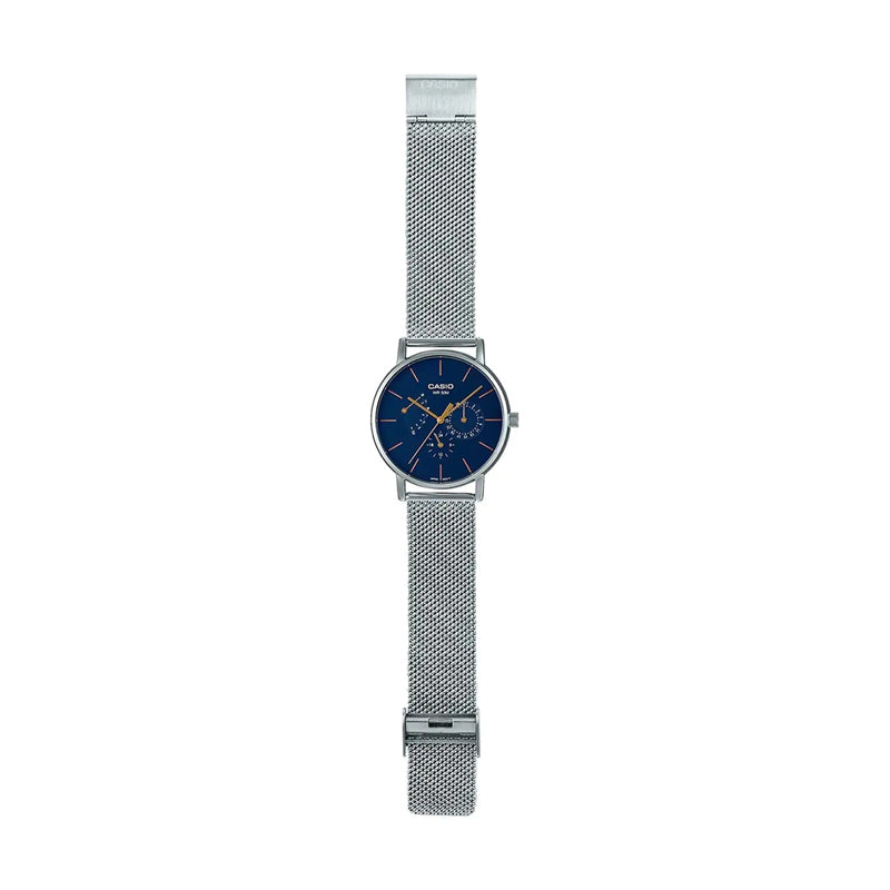 CASIO Male DRESS Japan / South Korea Fashion Waterproof Dark Blue Analog MTP-E320M-2EVDF