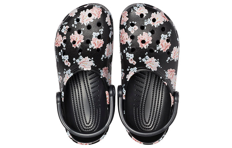 Crocs Classic Printed Clogs 'Black Pink' 205838-97J
