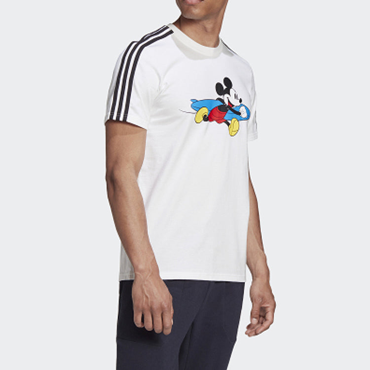 adidas Originals x Disney 3-stripe Tshirt 'Mickey Mouse White' GQ0902