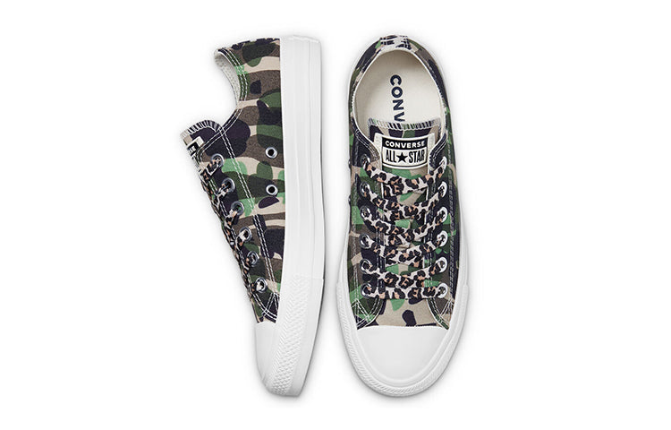(WMNS) Converse Chuck Taylor All Star Low Top Camo-Green 570780C