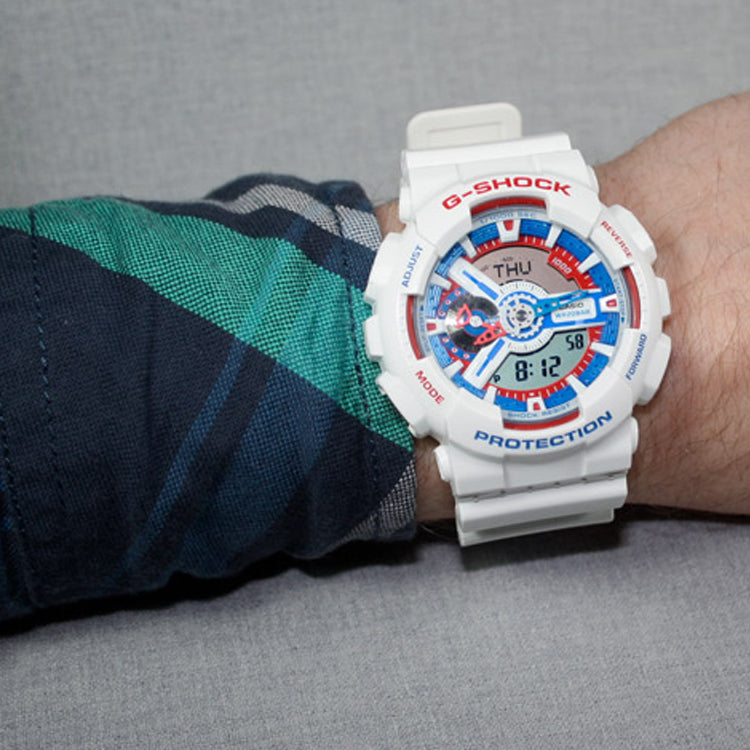 CASIO G-Shock Analog-Digital 'White' GA-110TR-7A