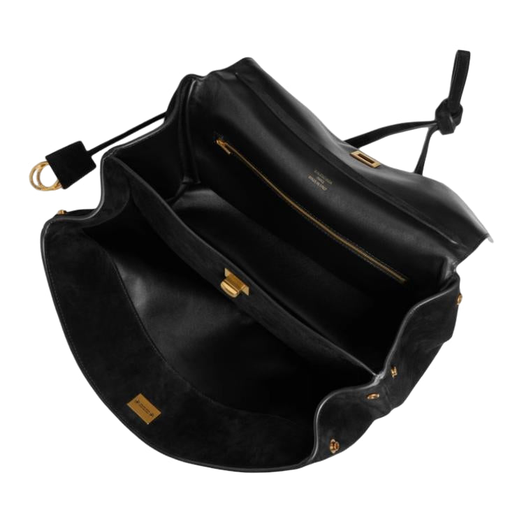 (WMNS) Balenciaga Rodeo Handbag Medium 'Black' 7897722ACKO1000