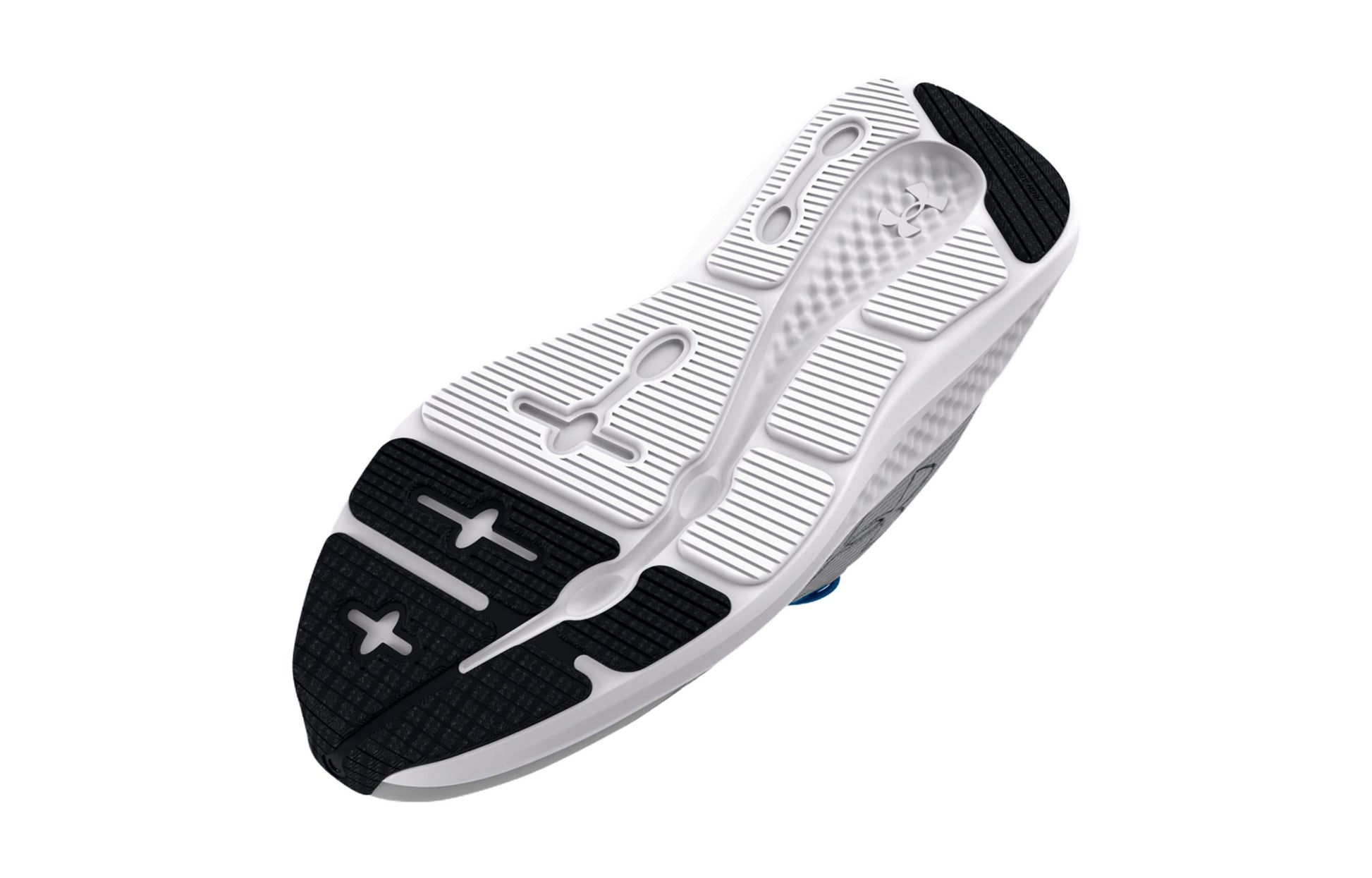 (GS) Under Armour Charged Pursuit 3 'Big Logo - Mod Grey Cosmic Blue' 3026695-101