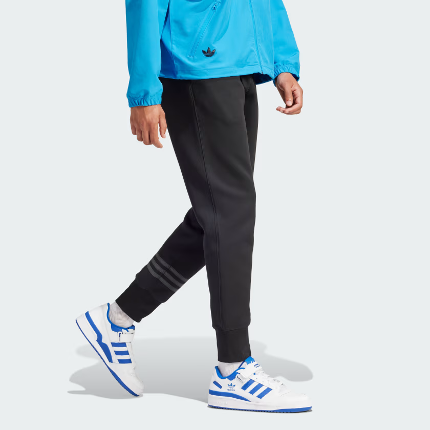 adidas originals Street Neuclassics Cuffed Sweat Pants Asia Sizing 'Black' IS2812
