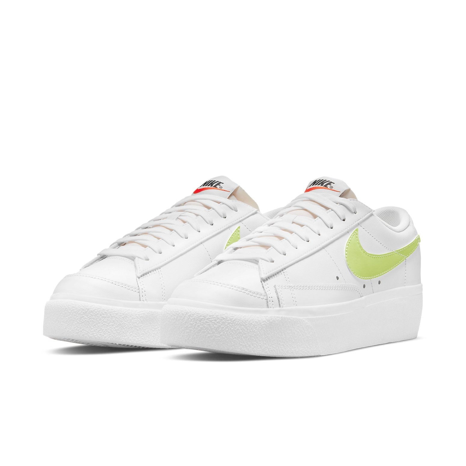 (WMNS) Nike Blazer Low Platform 'White Light Lemon Twist' DJ0292-102