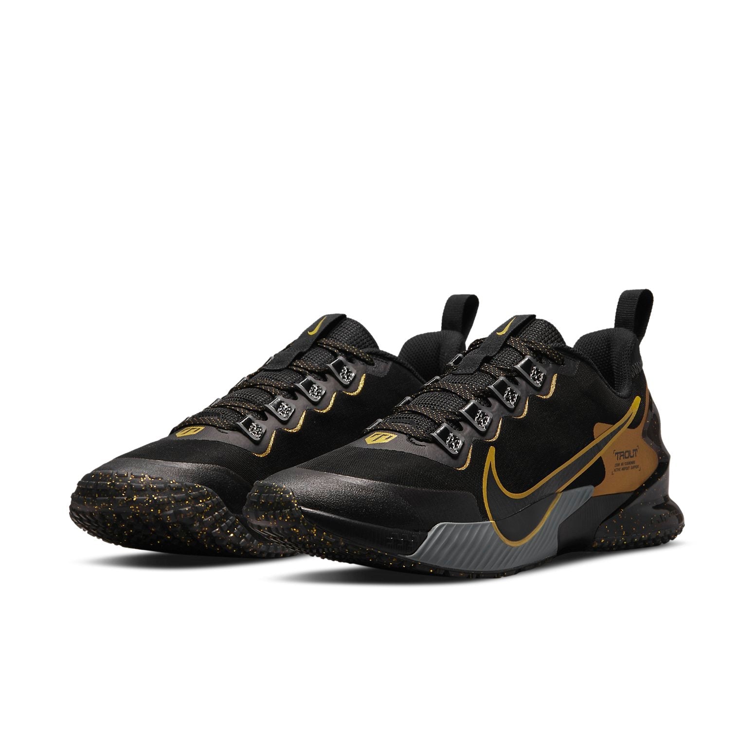 Nike Force Zoom Trout LTD TF 'Black Metallic Gold' CZ5916-012