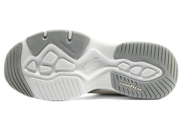 (WMNS) Skechers D'lites 4.0 'White Grey' 896144-WGY