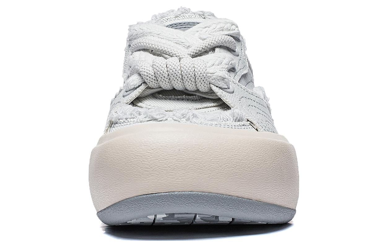 (WMNS) Li-Ning Puff Platform Mule 'Light Grey Beige' AZGU014-3