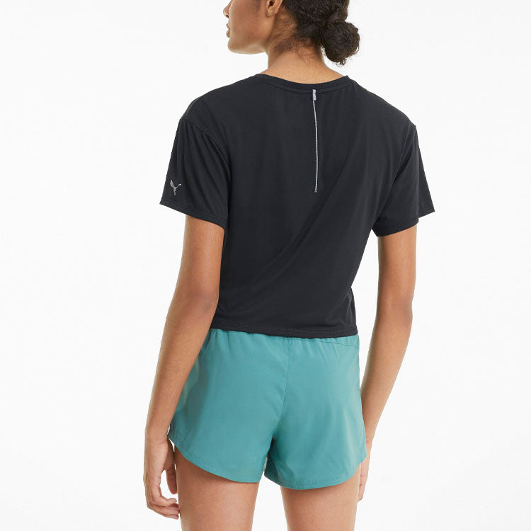 (WMNS) PUMA COOLadapt Skimmer Running T-Shirt 'Black' 520194-01