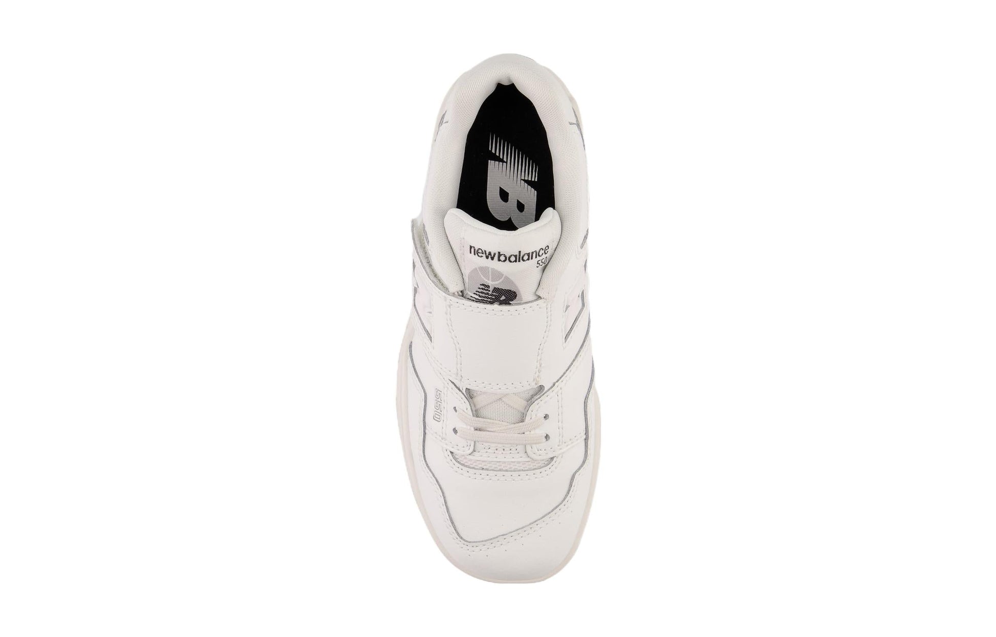 (PS) New Balance 550 Bungee Lace Top Strap 'White Grey' PHB550PB