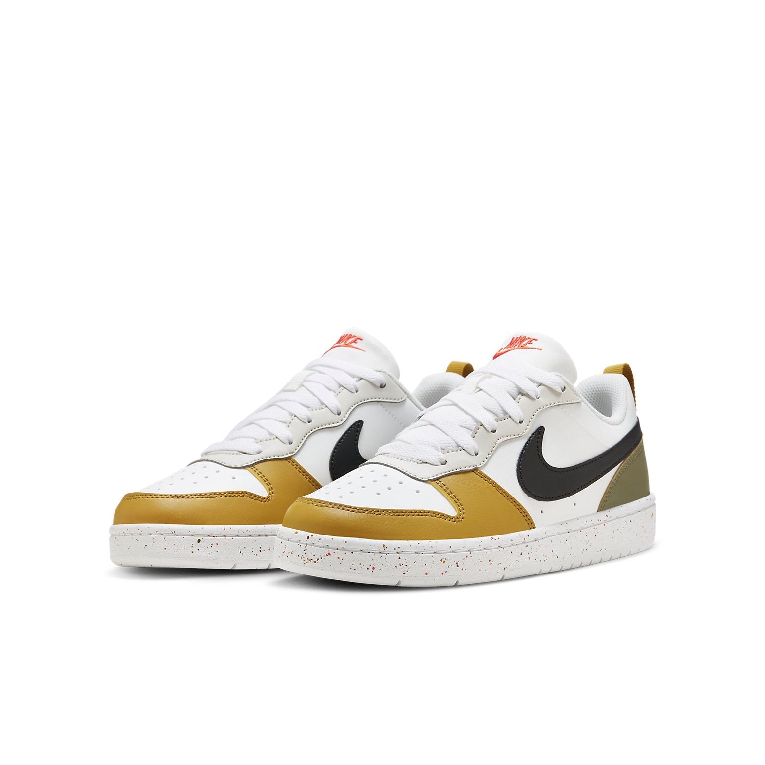(GS) Nike Court Borough Low Recraft 'White Olive Tan' HF0744-109