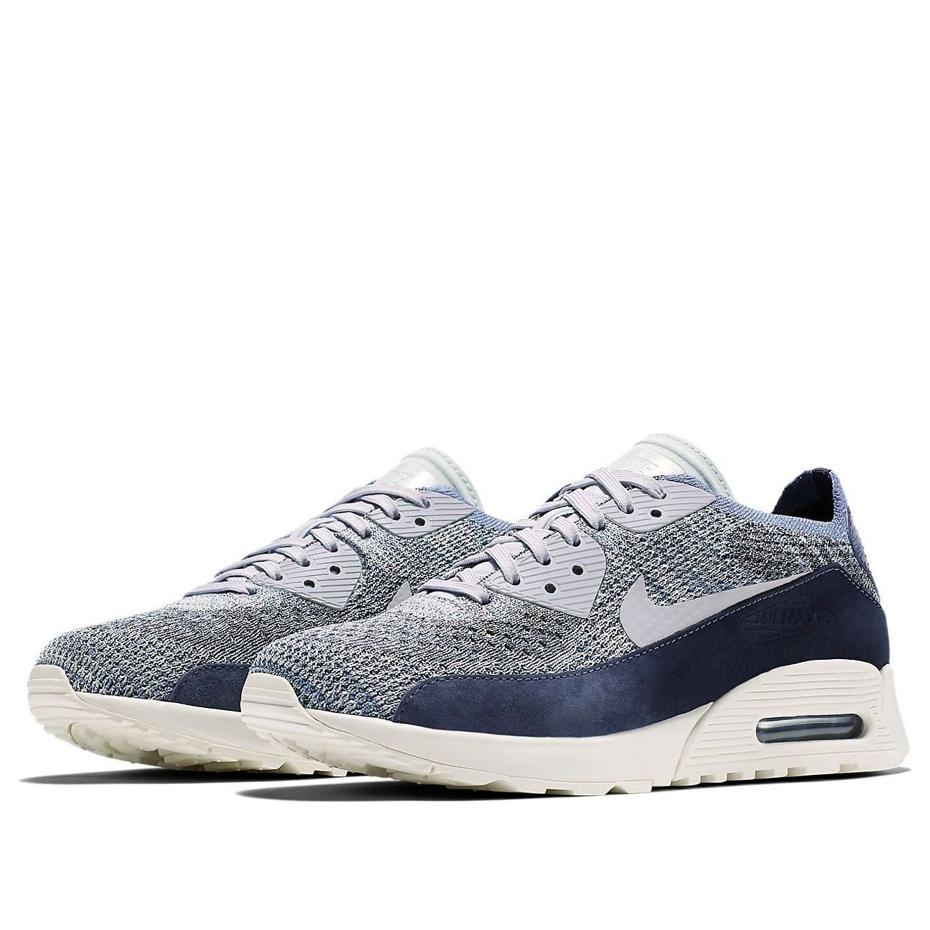(WMNS) Nike Air Max 90 Ultra 20 Flyknit 'Grey White' 889694-400