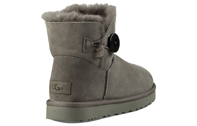 (WMNS) UGG Mini Bailey Button II 'Grey' 1016422-GREY