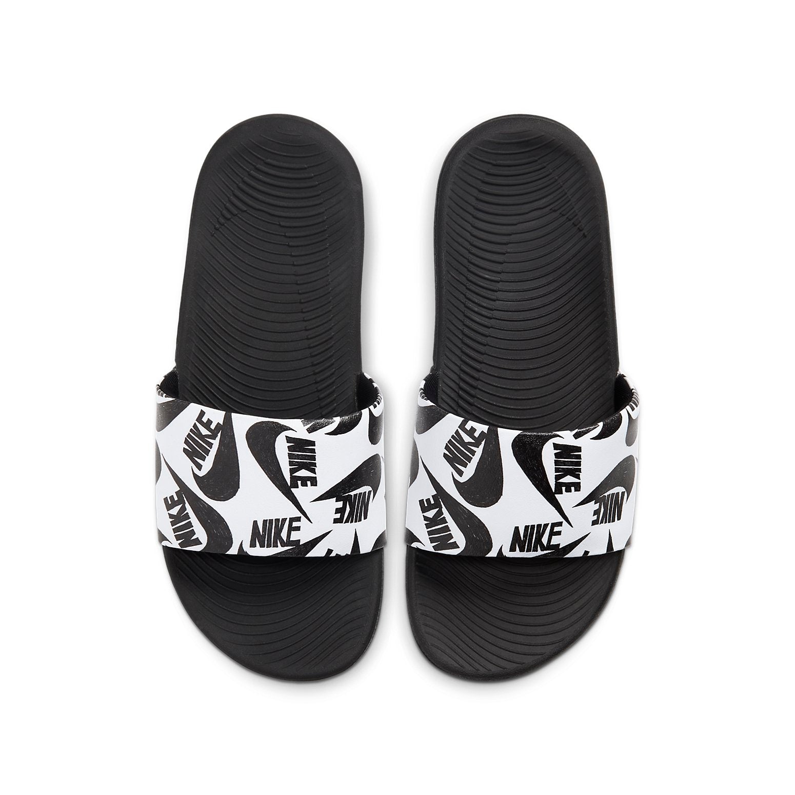 (GS) Nike Kawa Slide SE JDI 'Black White' CT6619-100