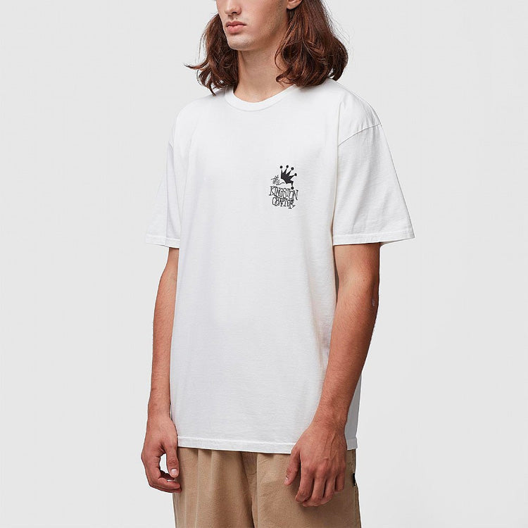 Stussy Kingston Tee Short Sleeve Unisex White 1904440-NATURAL