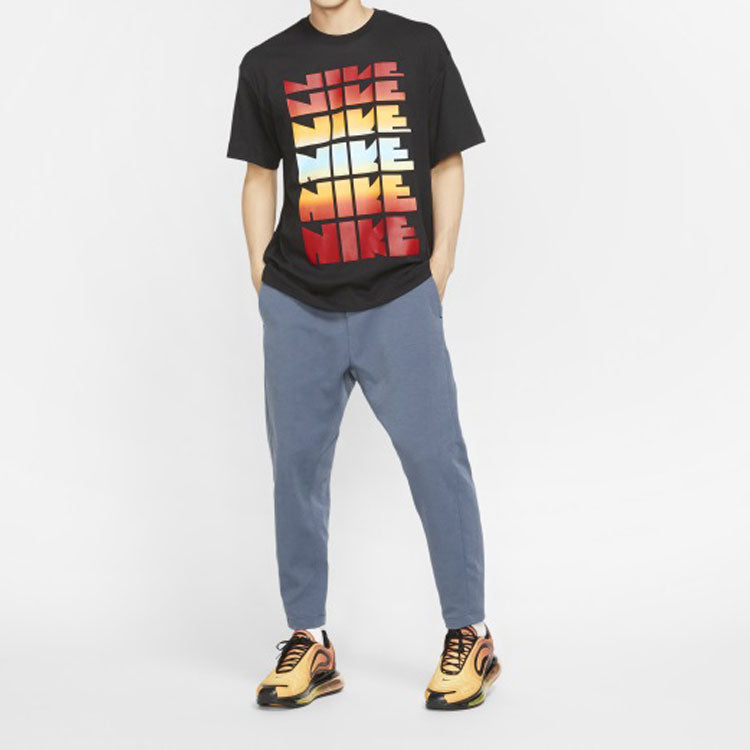 Nike Rainbow Alphabet Short Sleeve Black BV7634-010