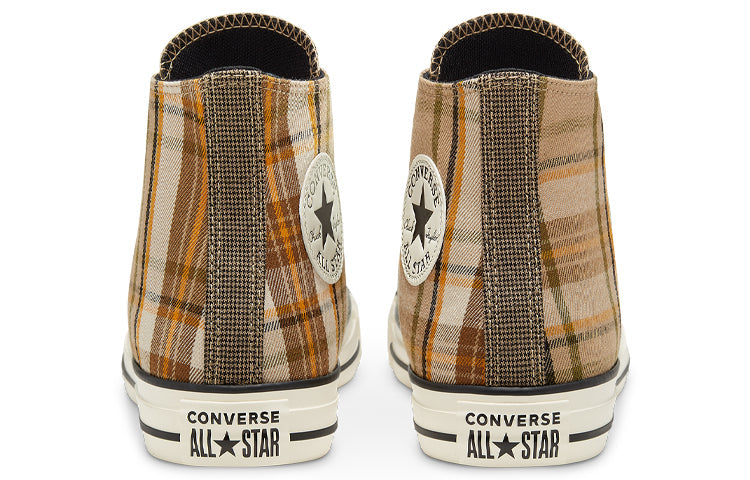 (WMNS) Converse Chuck Taylor All Star Khaki Plaid Sneakers 568925C