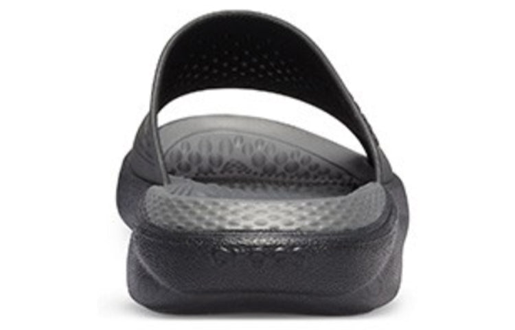 Crocs LiteRide Black Gray Sandals 'Black Grey' 205183-0DD